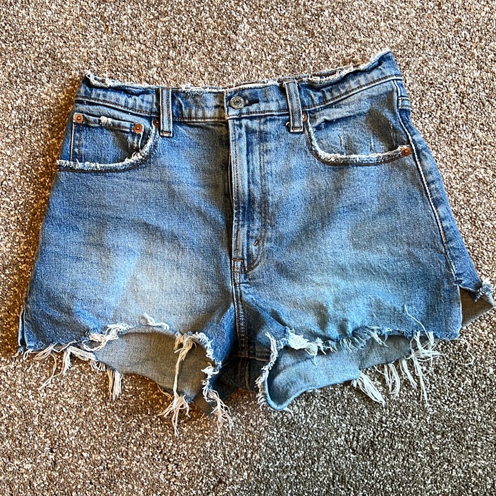 90s High Rise Cutoff Shorts